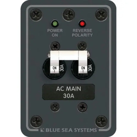 Blue Sea - AC Main Circuit Breaker Panels 8077 - BSS 8043 Main & 3 Positions