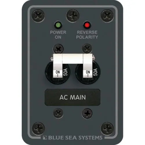 Blue Sea - AC Main Circuit Breaker Panels 8077 - BSS 8029 Main & 1 Position