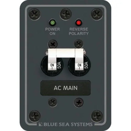 Blue Sea - AC Main Circuit Breaker Panels 8077 - BSS 8029 Main & 1 Position