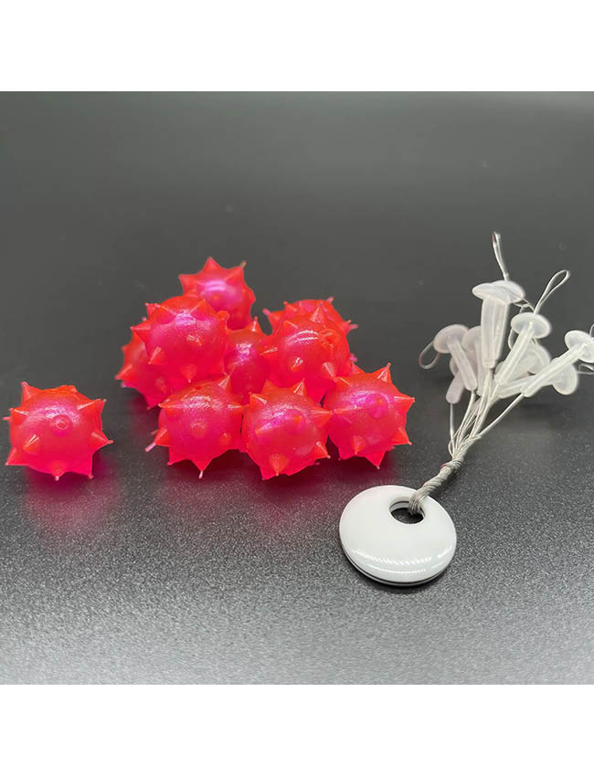 BNR Tackle BurrBeads - Sweet Pink Cherry - 12.5mm - 10 pack