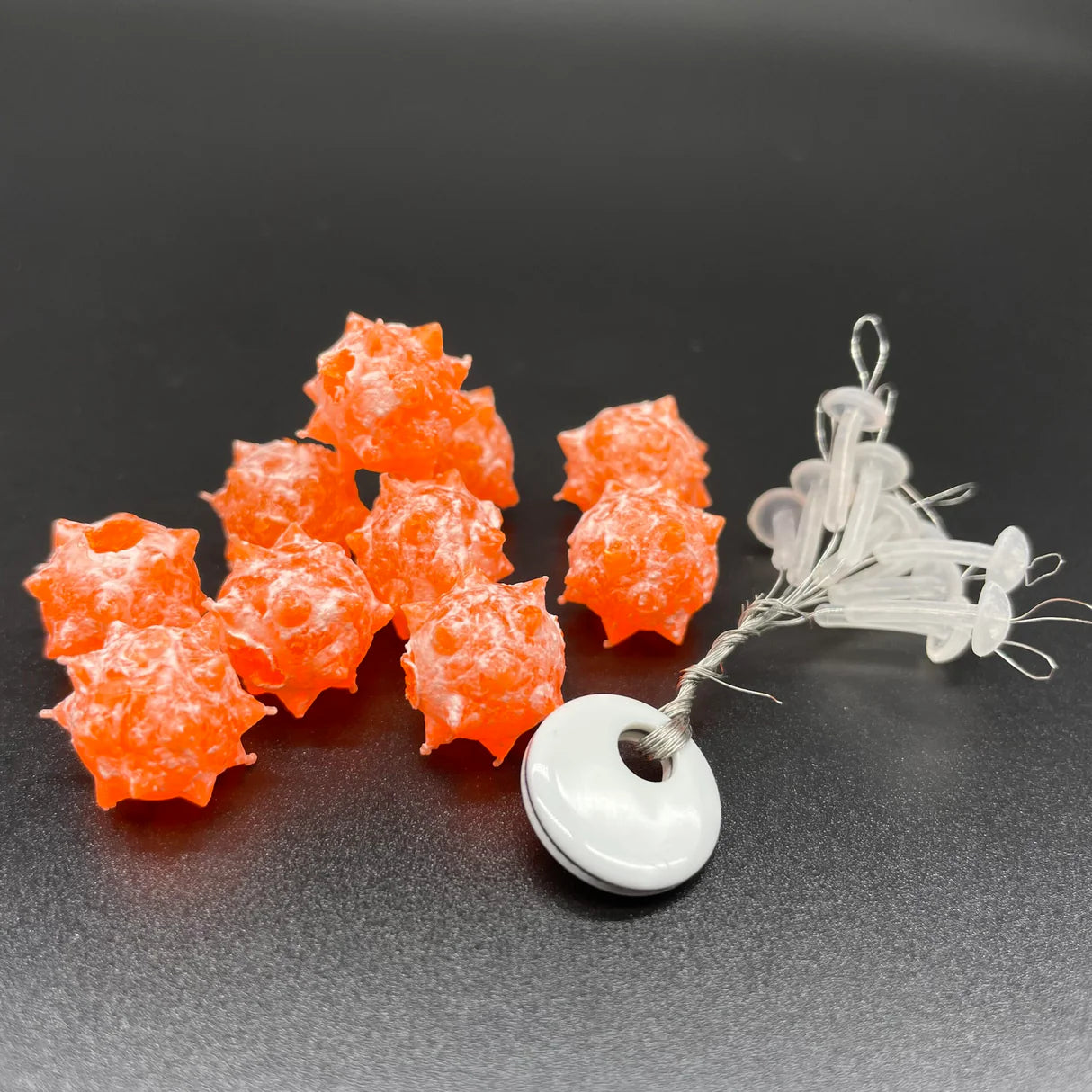 BNR Tackle BurrBeads - Mottled Natural - 12.5mm - 10 pack