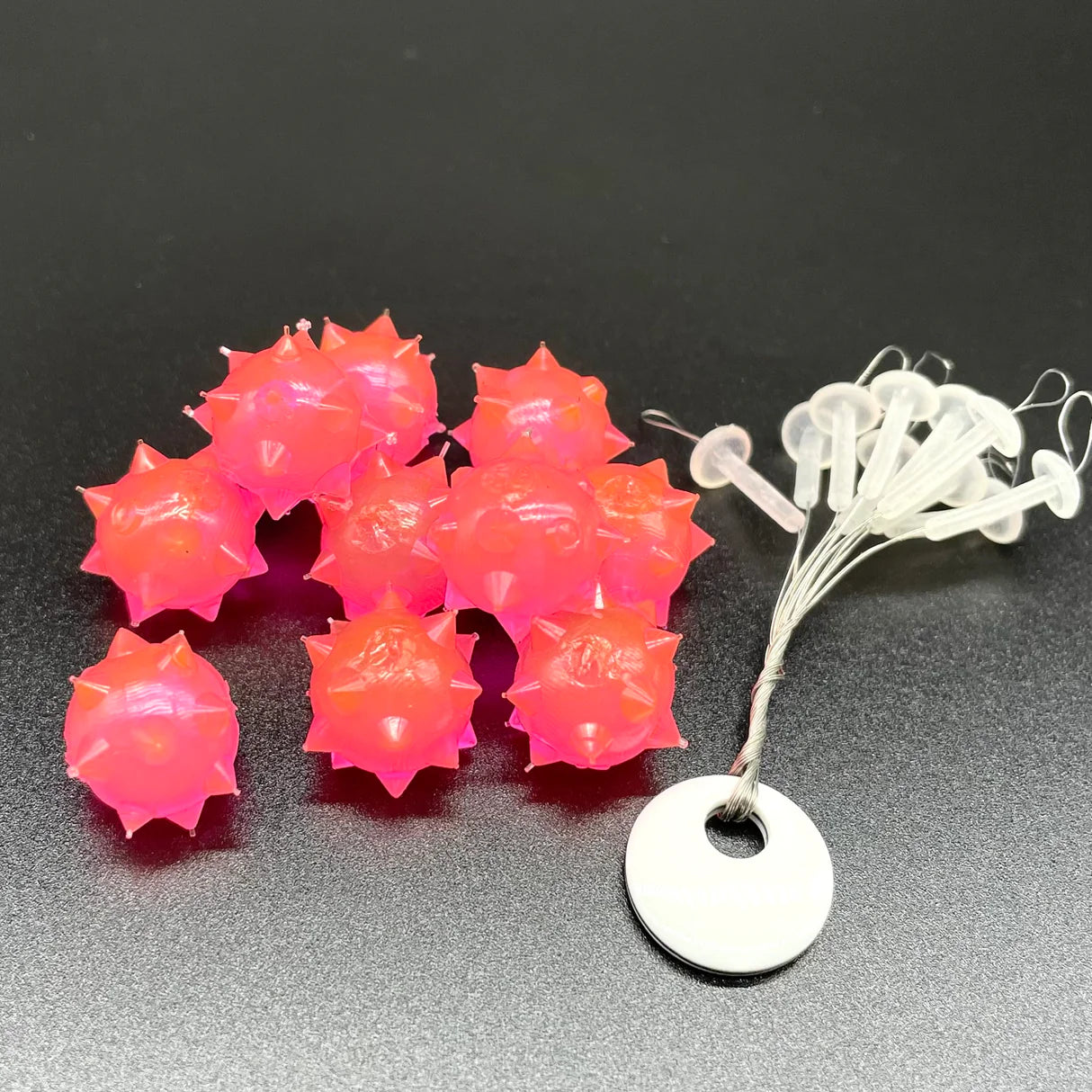 BNR Tackle BurrBeads - Pink Sheen - 12.5mm - 10 pack