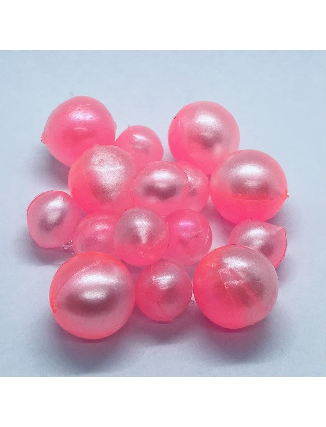 BNR Tackle Soft Beads - Flamingo - 12mm - 10pk