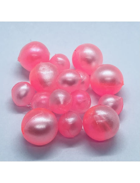 BNR Tackle Soft Beads - Flamingo - 12mm - 10pk