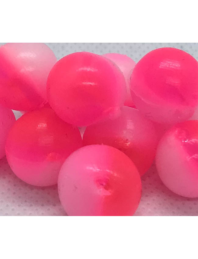 BNR Tackle Soft Beads - 50/50 Red Roe - 16mm - 10pk