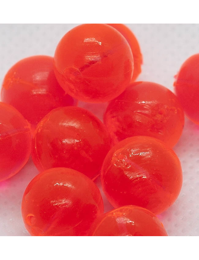 BNR Tackle Soft Beads - Red - 12mm - 10pk