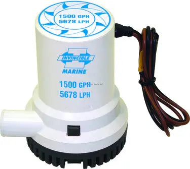 Invincible Marine 1500 GPH Bilge Pump - 3 Year warranty Invincible Marine