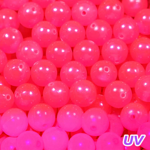 Slayn Steel Co Beads - Bubblegum Purple Haze - 10mm - 15pcs
