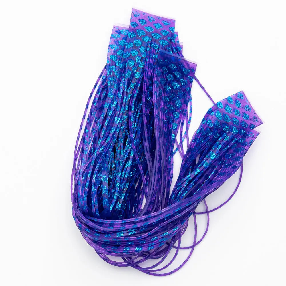 Hareline Barred Crazy Legs - Deep Purple/Blue #298 Hareline Dubbin