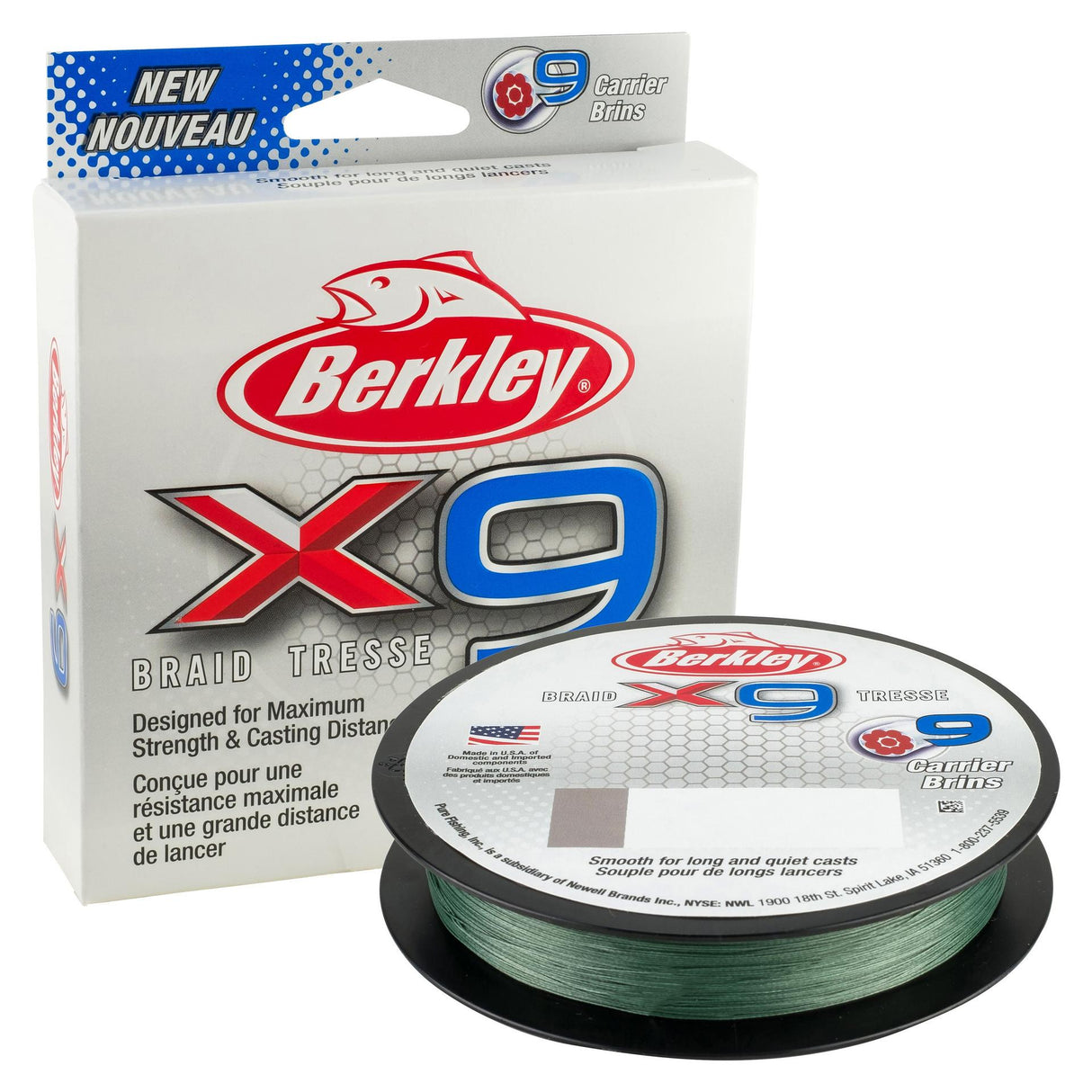 Berkley X9 Braid Filler Spool - 164 yd | 150 m - 65 lb | 29.4 kg