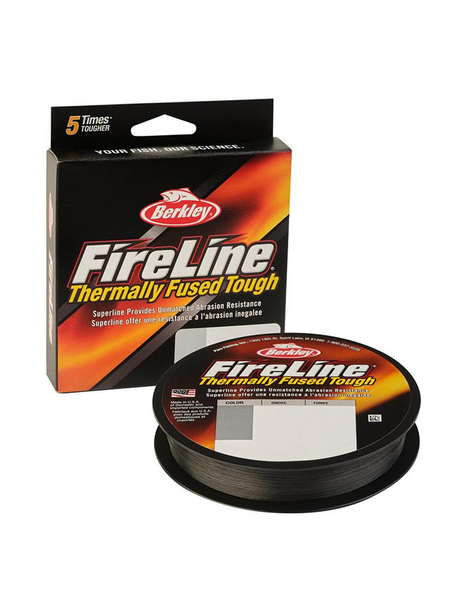 Berkley FireLine 8 Strand Superline - 10lbs Smoke