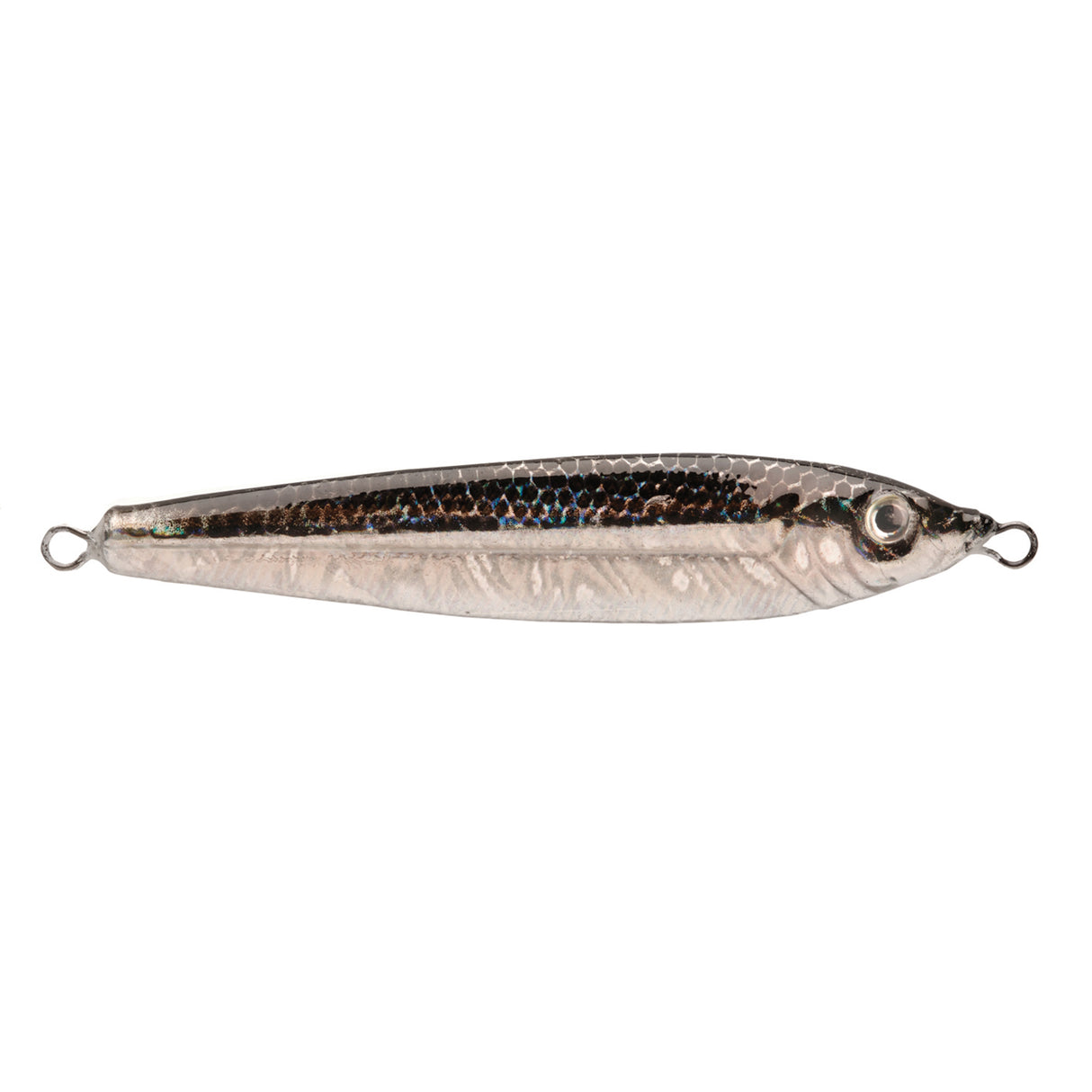 P-Line Laser Minnow #01 - Silver Black PLM2-01 - 2oz