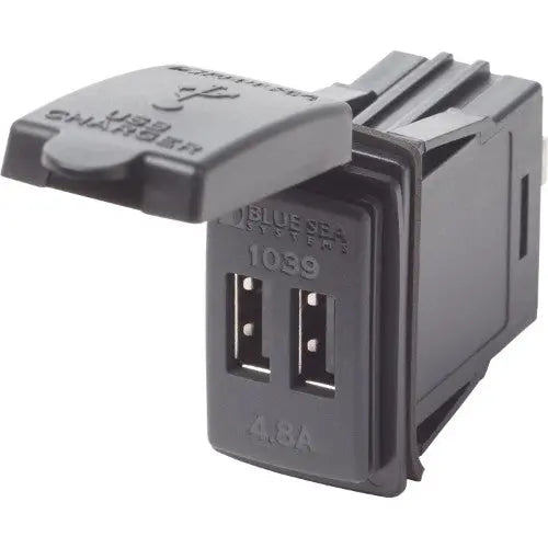 Blue Sea - Fast Charge 4.8A Dual USB Charger 1039