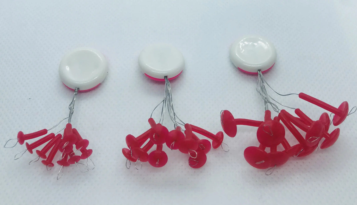 BnR Tackle Soft Bead T-Stops - Red BnR Tackle