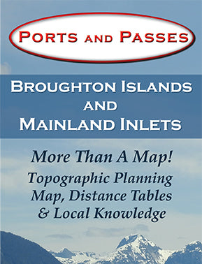 Ports and Passes CH4070 Broughton Islands and Mainland Islands in Canada