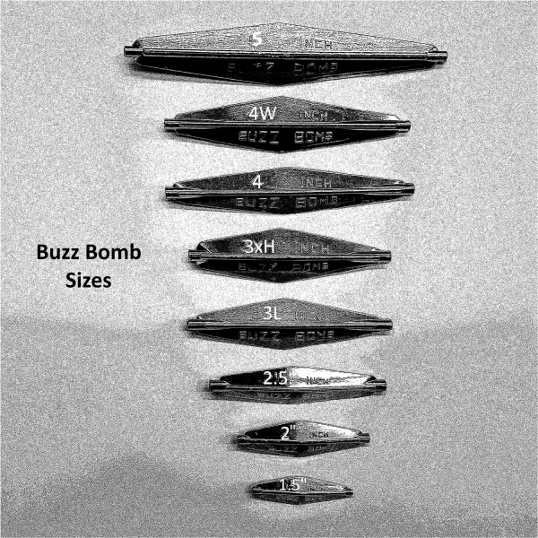 Buzz Bomb Spinnow - Black Pearl BB-5-BKPRL