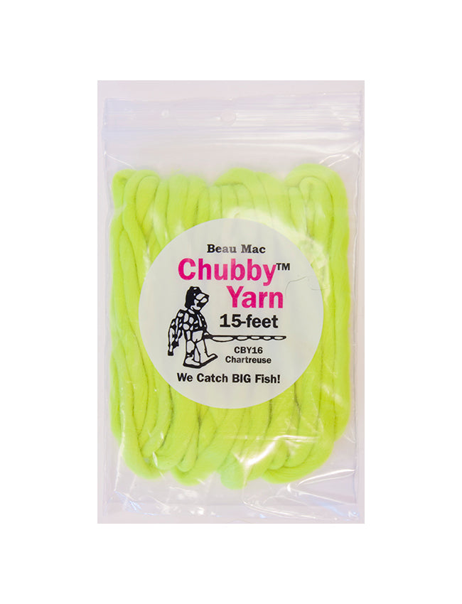Beau Mac Chubby Yarn 15' - Chartreuse