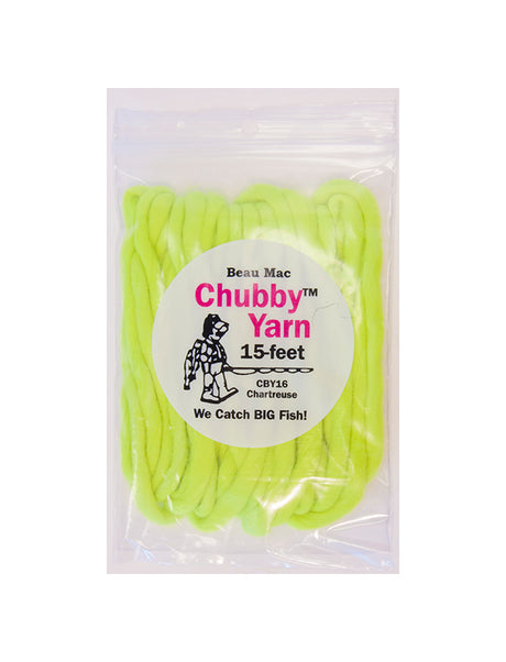 Beau Mac Chubby Yarn 15' - Chartreuse
