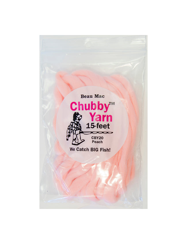 Beau Mac Chubby Yarn 15' - Peach