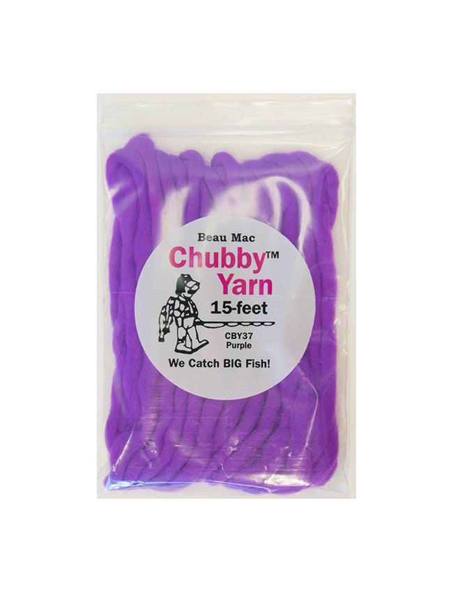 Beau Mac Chubby Yarn 15' - Purple