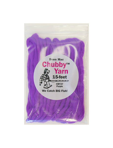 Beau Mac Chubby Yarn 15' - Purple