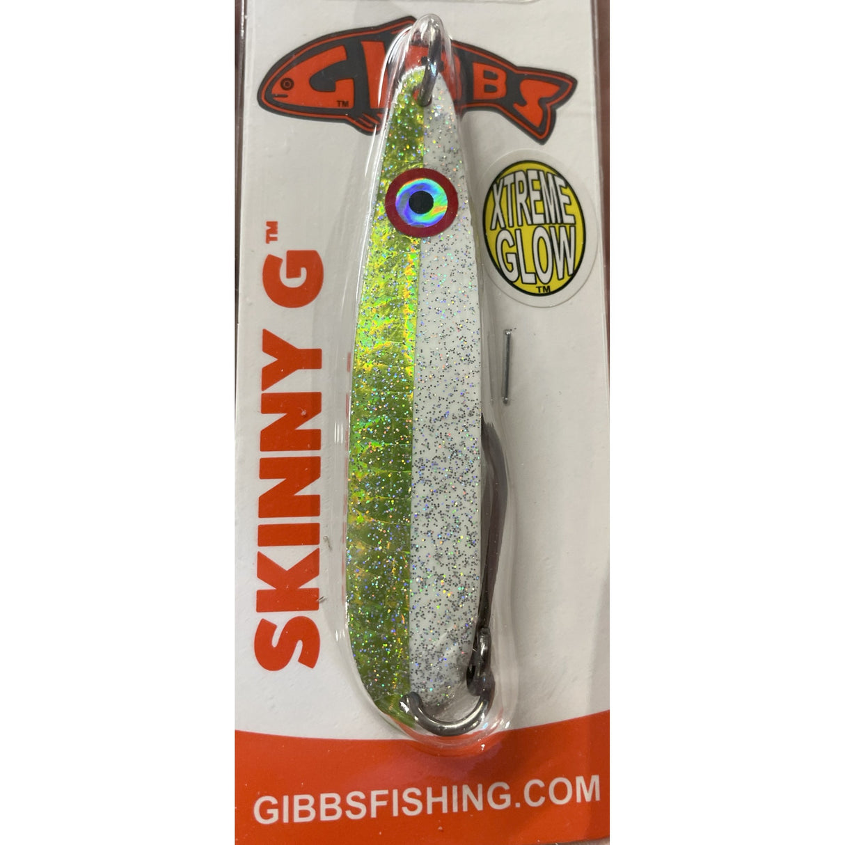 Gibbs Delta Skinny G - HC Custom Squiggle Chartreuse