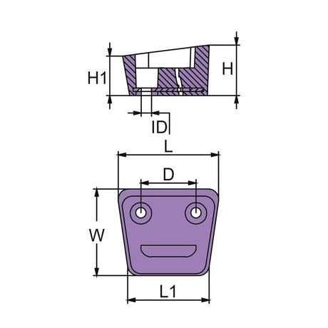 Martyr CM3854130Z Volvo Penta Anode