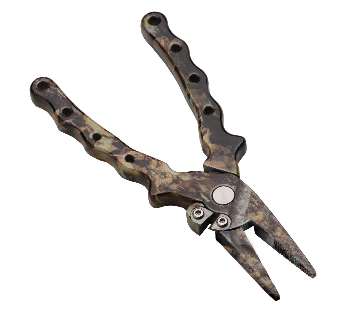 P-Line Aluminum Side Cut Fishing Pliers - RealTree Camo