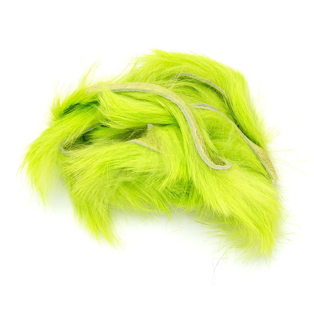 Hareline Magnum Rabbit Strips - Chartreuse #54 Hareline Dubbin