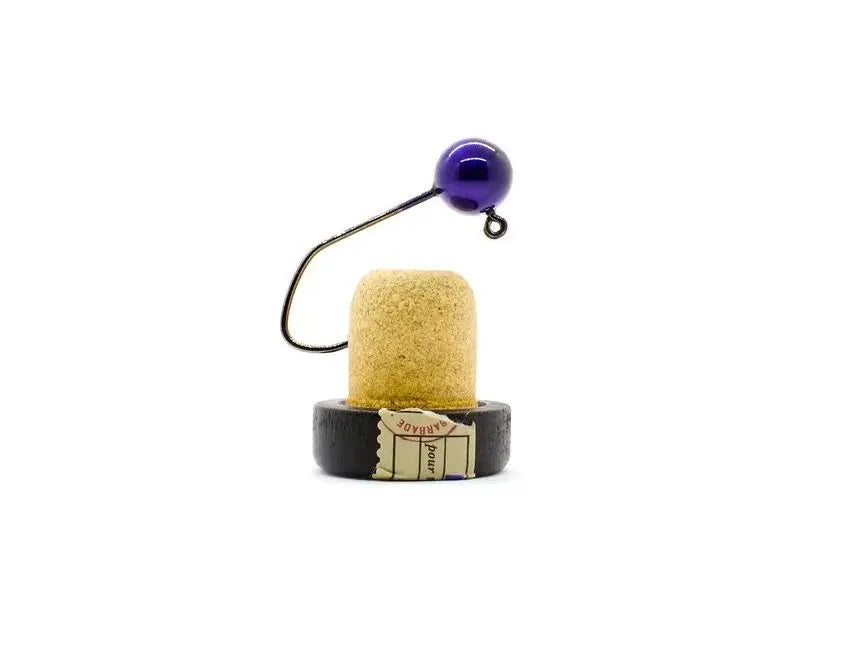 Jig Geek Jig Head Candy Purple 38JH-CP - 3/8oz with 2/0 Hook 4pk