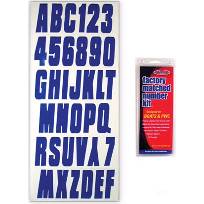 Hardline WHI350EC White Vinyl Letterset (Mw-6)