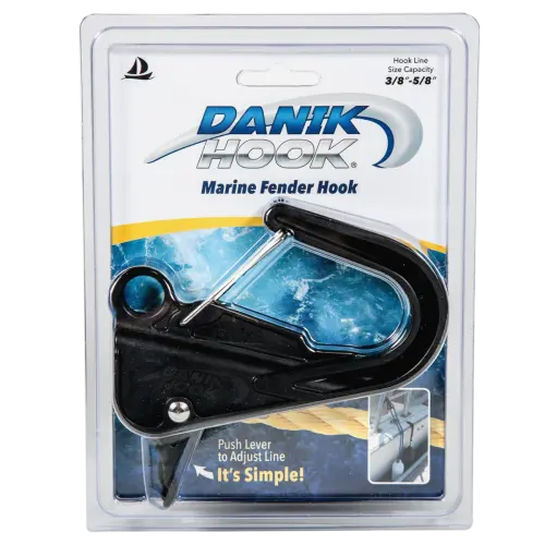 Danik Hook Marine Fender Hook 3/8" - 5/8" - White