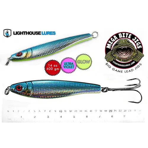 Lighthouse Lure Deep Drop Jig Blue Herring - 14oz