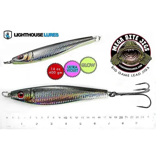 Lighthouse Lure Deep Drop Jig Real Herring - 14oz