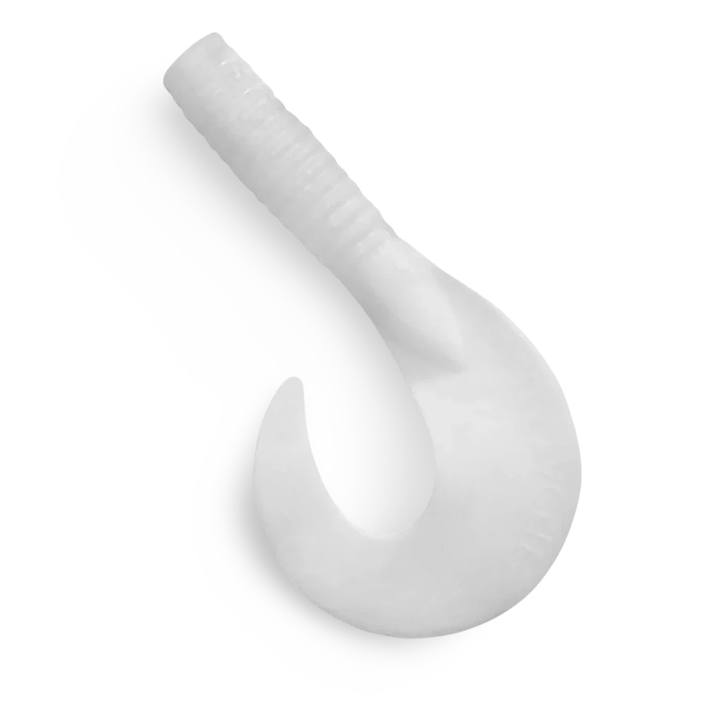 Delta Tackle Hali Hawg - White, 10" 1-Pack