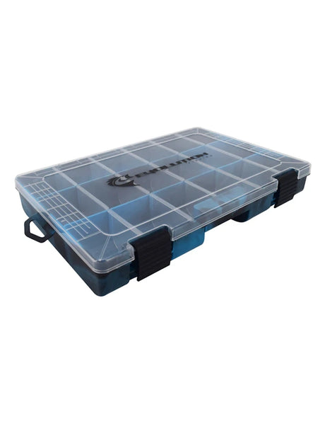 Evolution Outdoors Drift Series Tackle Trays - Blue - 3700 - 14" x 8.5" x 1.75"