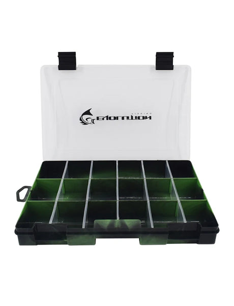 Evolution Outdoors Drift Series Tackle Trays - Green - 3700 - 14" x 8.5" x 1.75"