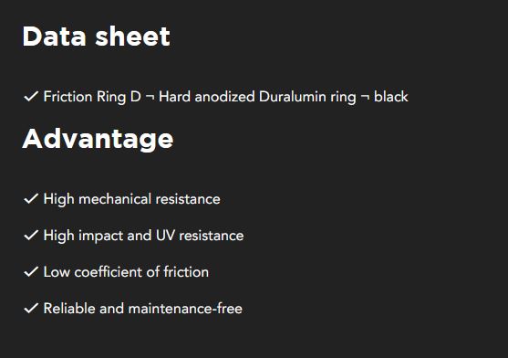 Nodus Factory Duralumin Friction Ring