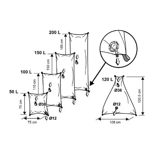 Plastimo Flexible Water Tanks 70965 - 150L Rectangular