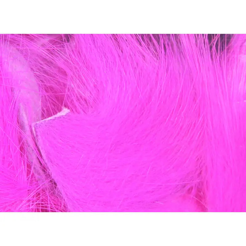 Hareline Magnum Rabbit Strips - Fl Pink #138 Hareline Dubbin