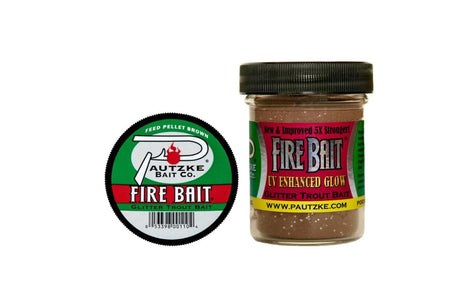 Pautzke Fire Bait Glitter Trout Bait - Feed Pellet Brown