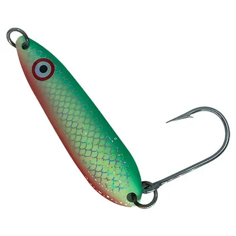 Lighthouse Lure Big Eye Spoon - Flaming Ferrari - 3.5"