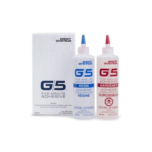 West System G/5 Minute Epoxy, 4 oz (865-4) 865-4