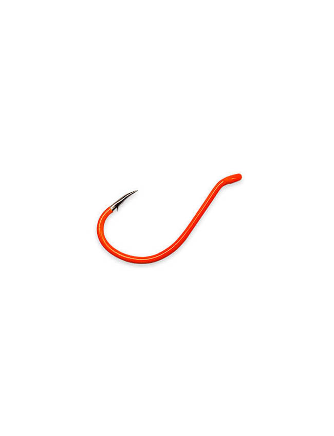 Gamakatsu Octopus Hooks - Fluorescent Orange 02612-OR - 2/0 - 5pk