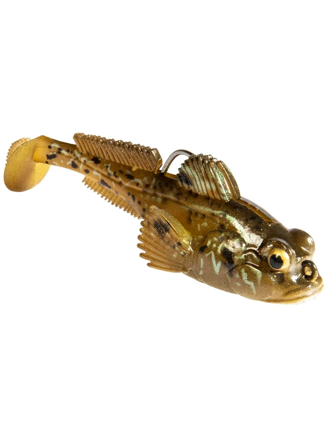 Z-Man ElaZtech Gobius Swimbait - Natural Goby GB3-38-01 - 3" - 3/8oz
