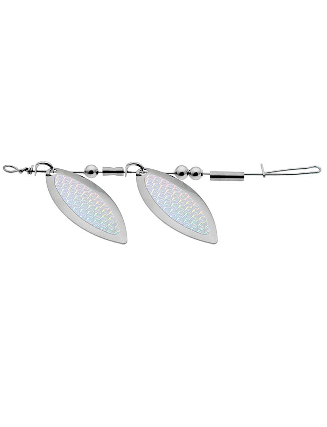 Gibbs Double Willow Leaf #1 Silver Hex - 2 Pack 0061-100SH