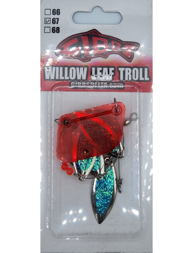 Gibbs Willow Leaf Troll - Blue Crystal 0068C-BCR - #68