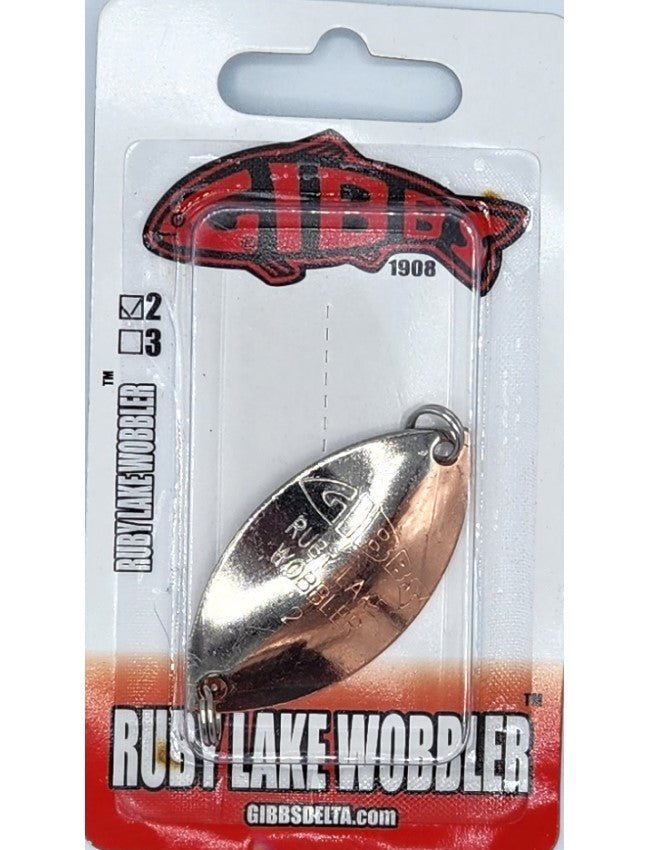 Gibbs Delta Ruby Lake Wobbler - 50/50 Nickel/Copper 0255-2FFNC - #2