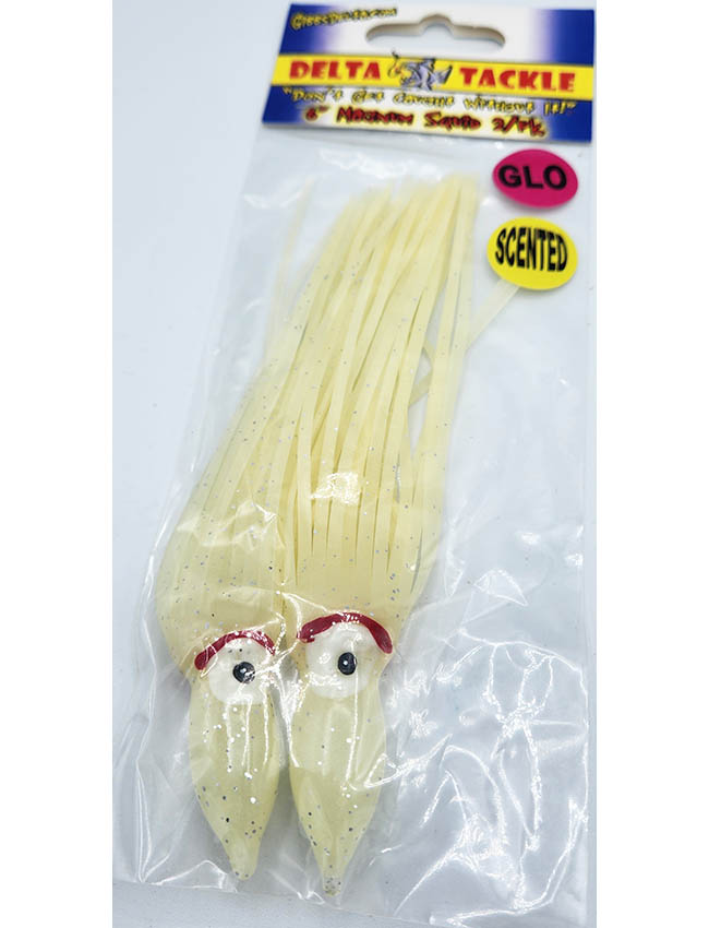 Gibbs Magnum Squid 6" 2PK - Pure Glow 03320