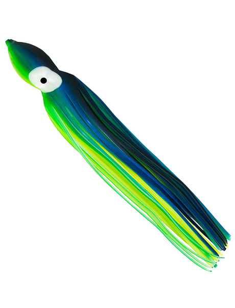 Gibbs Delta 9" Jumbo Squid - Glow Herring Aid Unrigged 2pk 04121